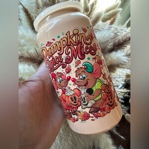 The Wild Taurus Pumpkin Spice Mice 16oz Stainless Steel Cup